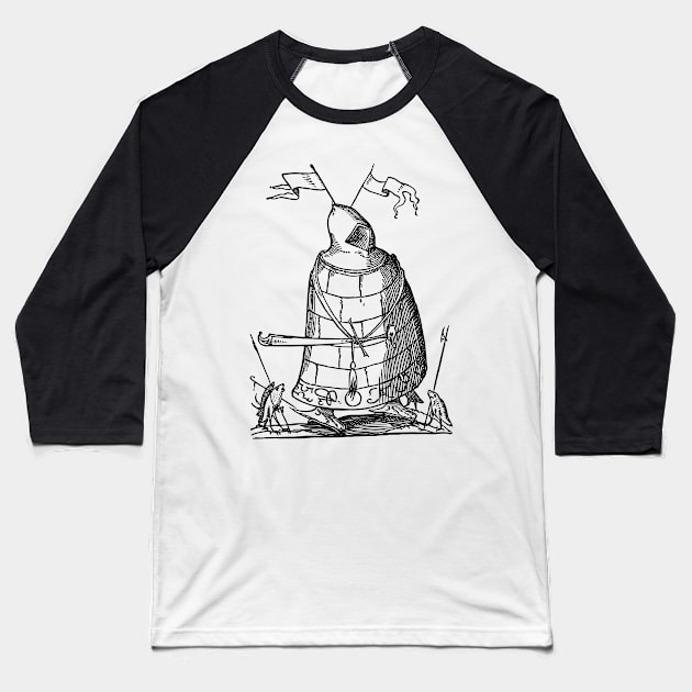 Grotesque #60 The Drolatic Dreams of Pantagruel (1565) Baseball T-Shirt by n23tees